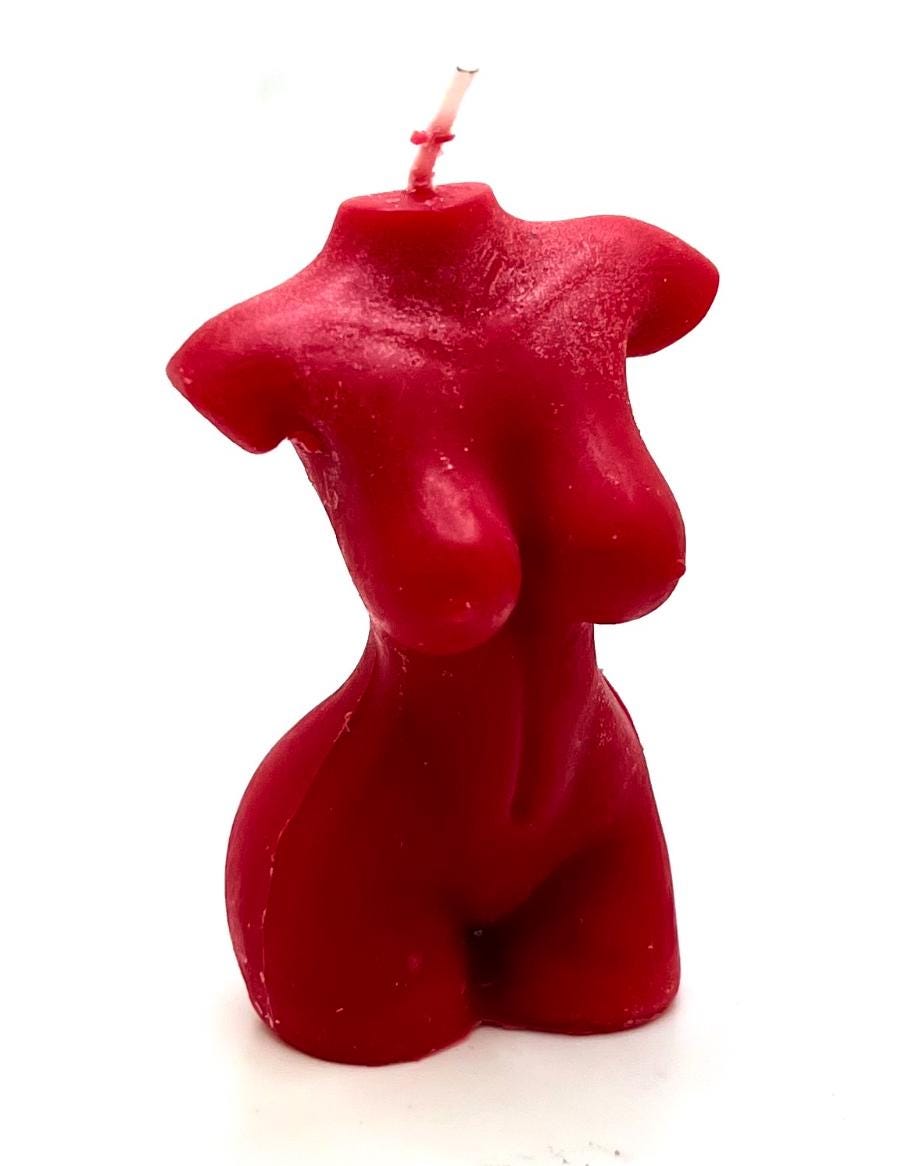 Female Torso Candle