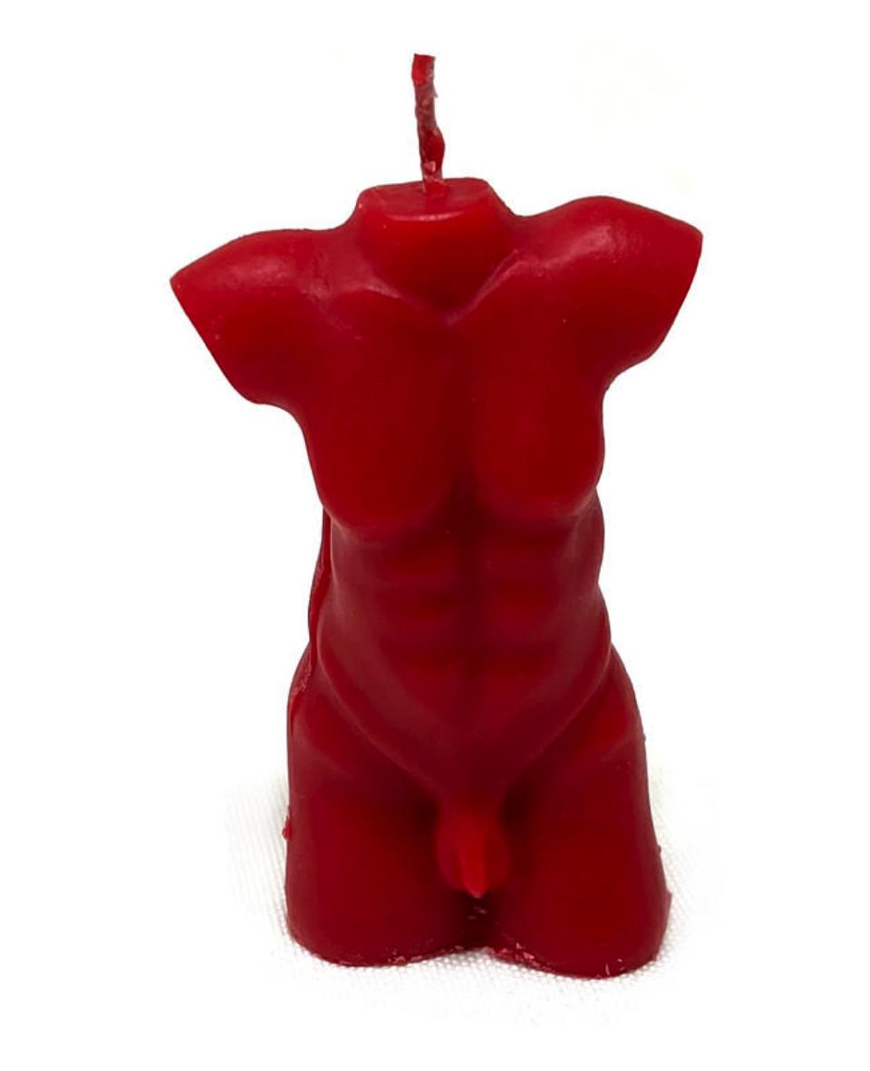 Male Torso Candle