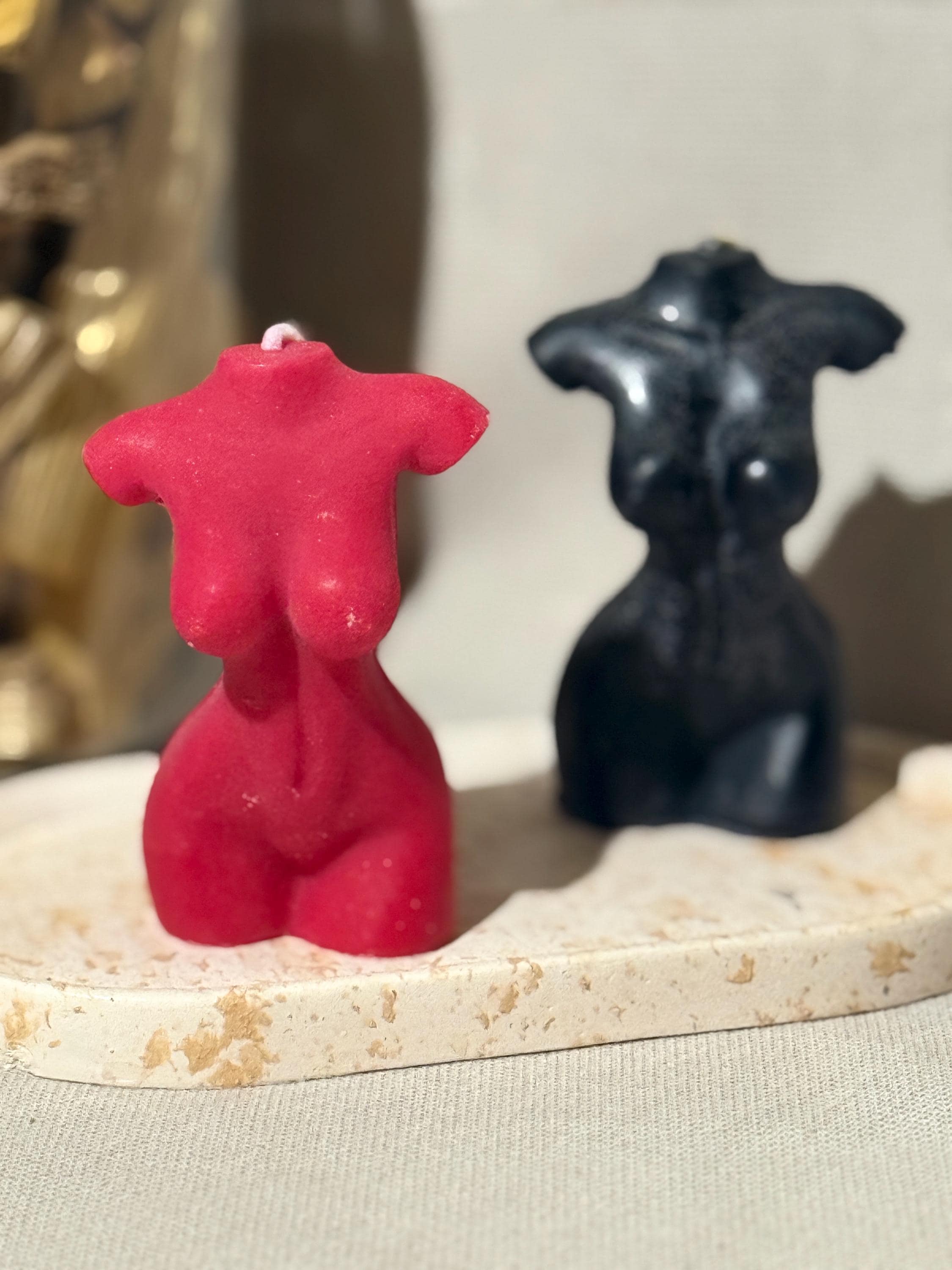 Female Torso Candle